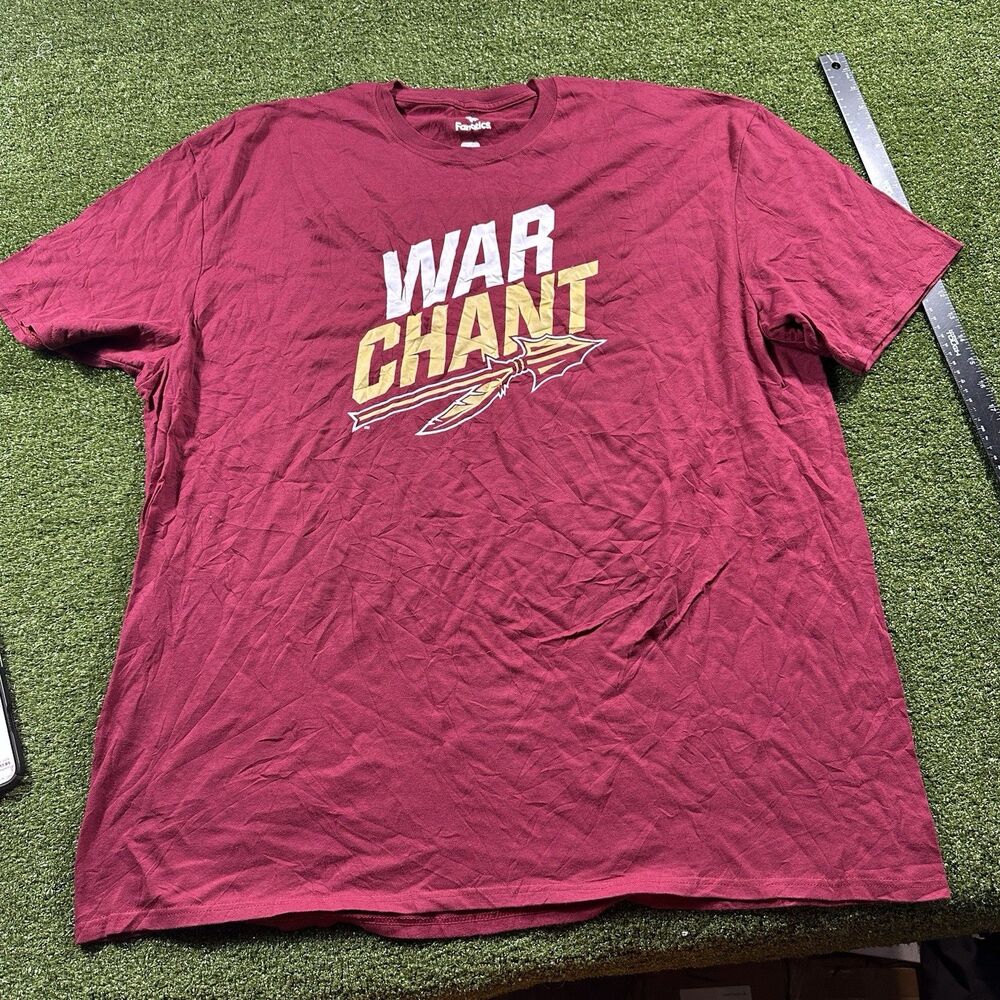 Florida State Seminoles Fanatics Men's 3XL War Chant T-Shirt NWOT